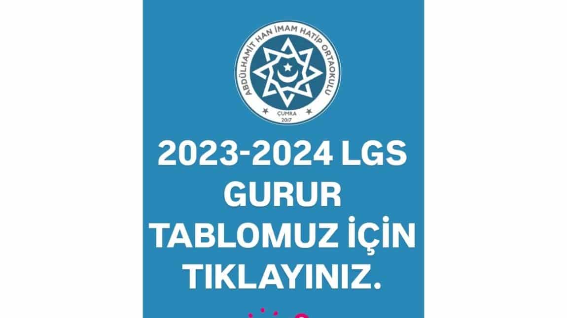 2024 LGS gurur tablomuz